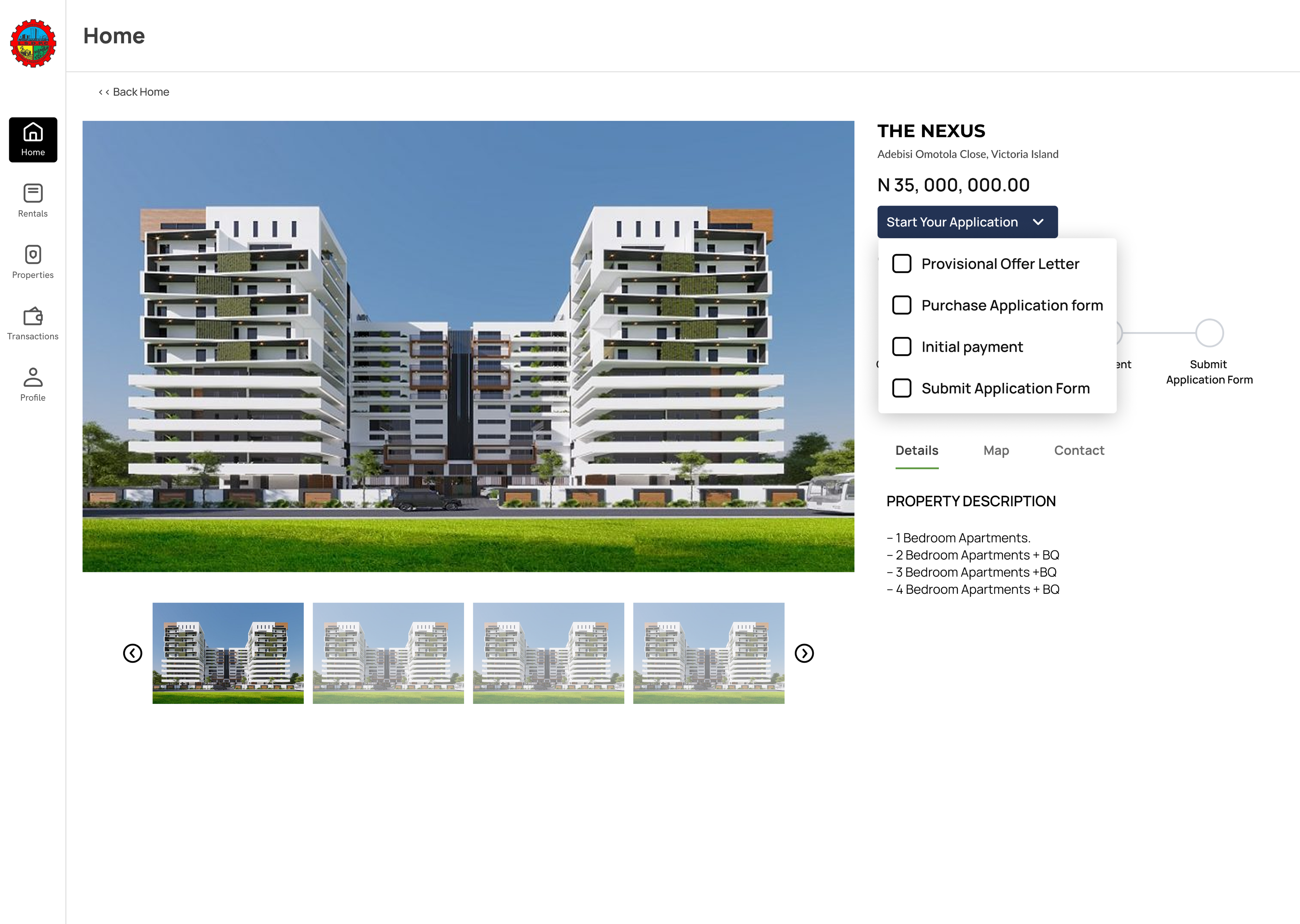 LSDPC Payment Portal — Government Property Transactions Platform screenshot 4
