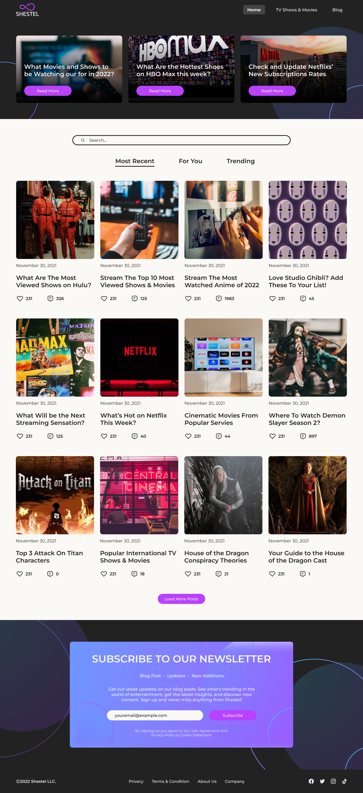 Shestel — Global Digital Content Platform screenshot 2